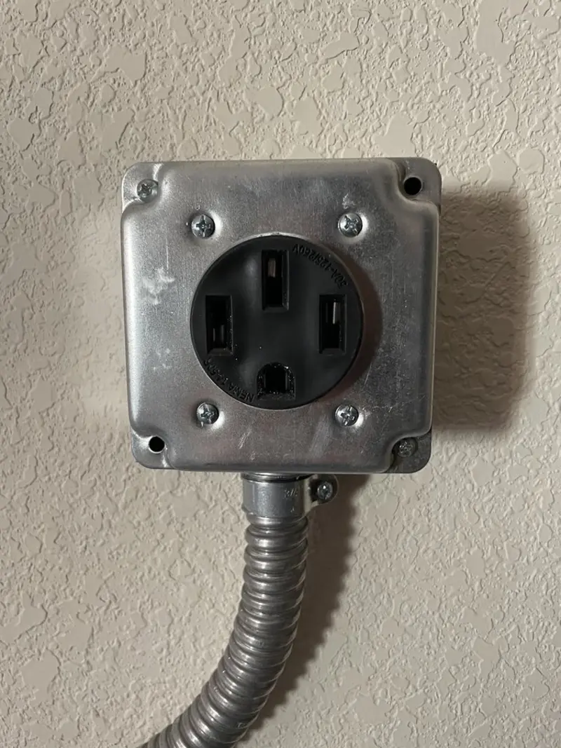 NEMA 14-50 outlet installed for Electrical Panel Upgrade in Lake Worth Beach