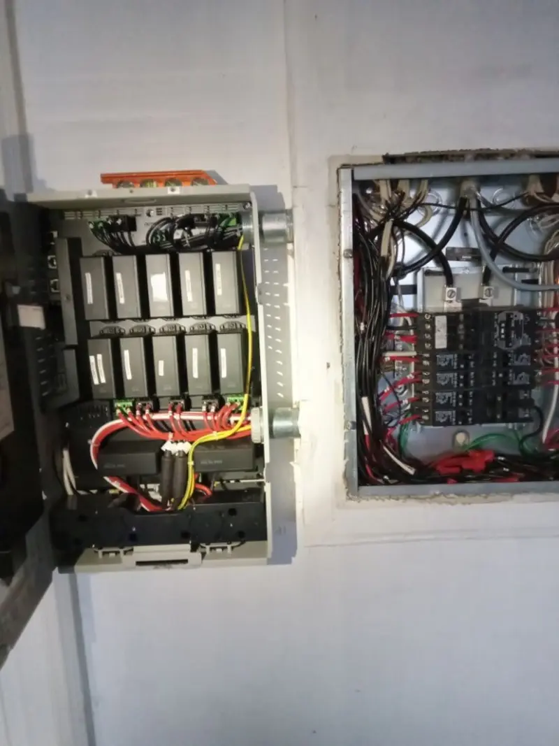 Electrical panel upgrade completed for Security Camera Wiring in Lake Worth Beach